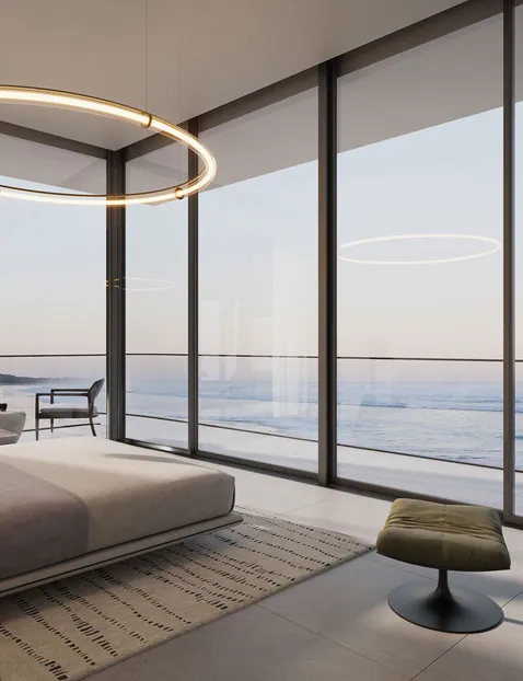 INAURA RAK bedroom with Gulf view